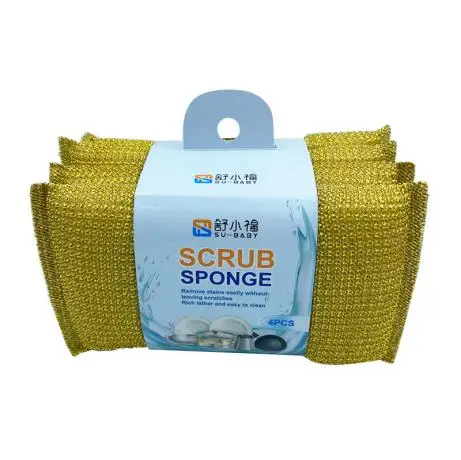 DH-A2-4 Kitchen scrubber multipurpose sponge scourer scrub power sponge