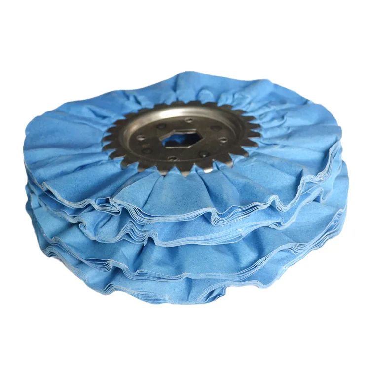 DIY Metal Fork Knife Style Cotton Airway Cloth Polishing Grinding Wheel