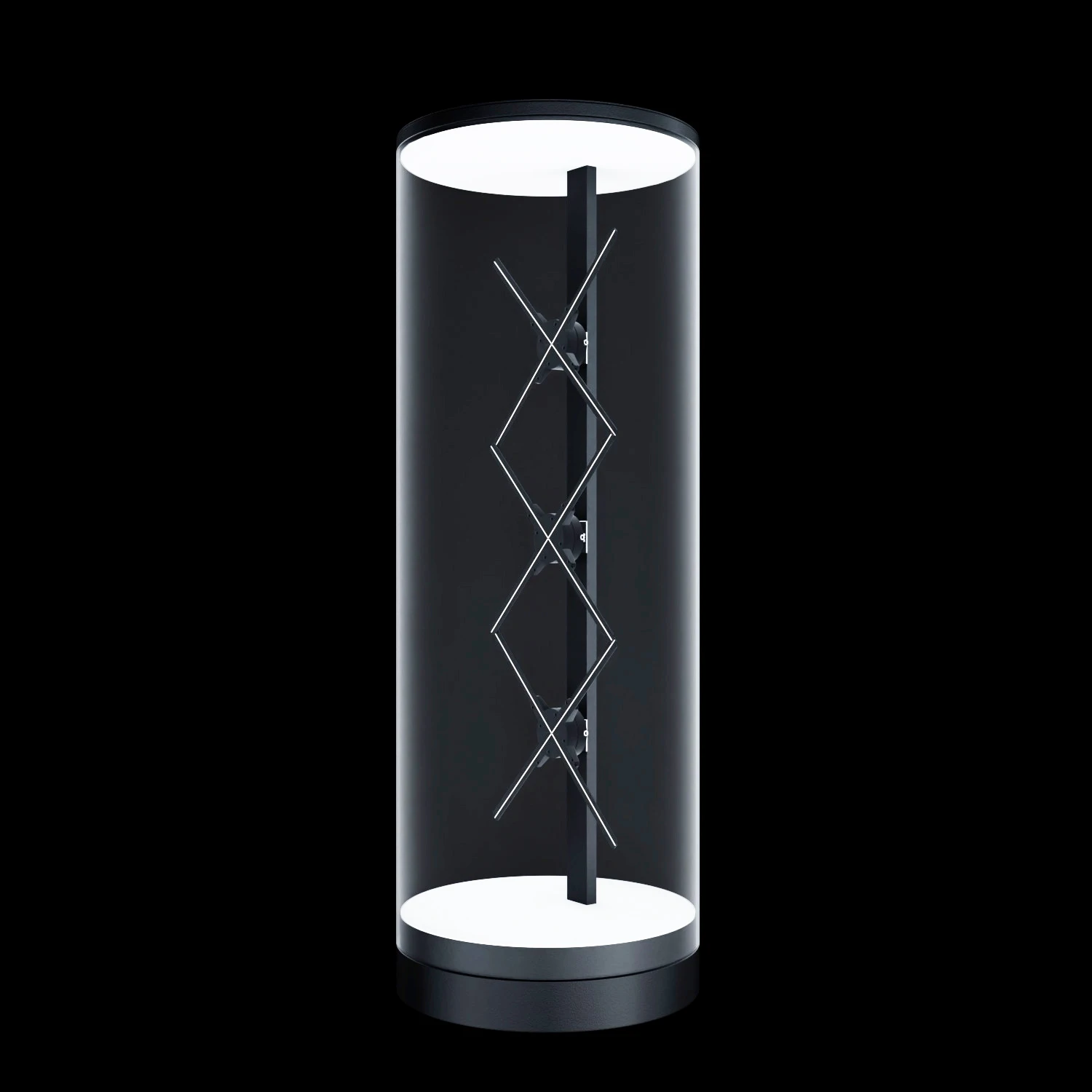 human hologram led fan ,3D display cylinder hologram wall ,hologram advertising display