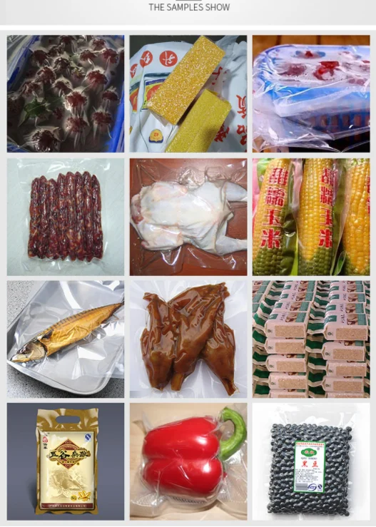 Automatic Double Chamber Food Vacuum Packing Machine keep food fresh Shrimp Vacuum Packer for Meat Sausage fish Packing Machine