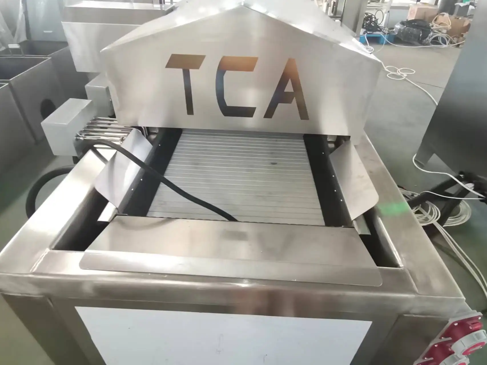 industrial continuous frying machine continuous belt frying machine