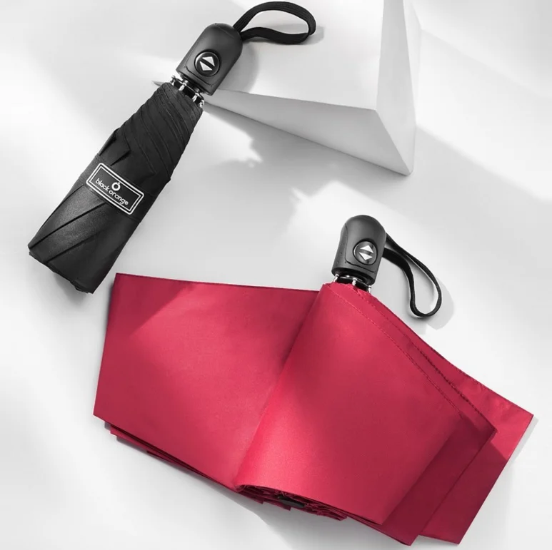 5-fold Super Automatic 8 Flat 6 Ribs Bag Mini Woman One Dollar Pocket Umbrella