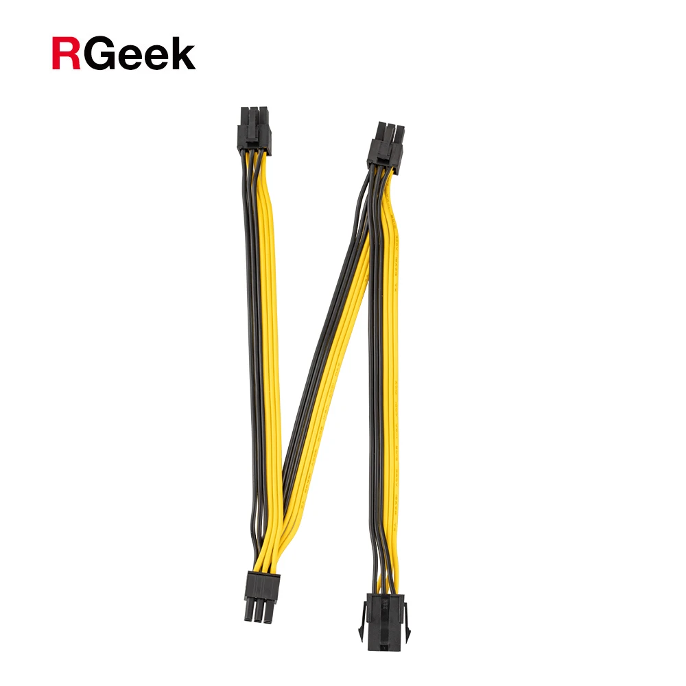 PCIe 6 Pin женский 1 до 3 трехместных значение 6Pin мужской срочной расширяющийся источник питания кабель видеографической Матрицы 6 Сплиттер Pin-код для постоянного тока разъем