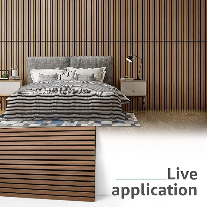 Modern Luxury Interior Item Decorative Real Wood Panel Facade Panels Cladding