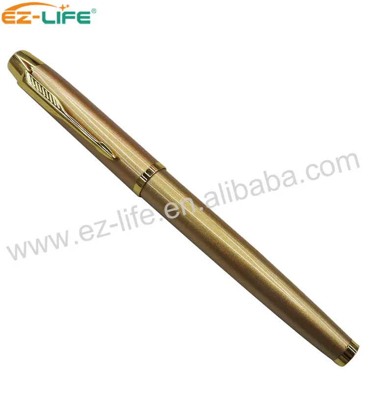 Business Gift  pack Set for Gentleman Ballont pen Promotion with Gold Ballpoint pen and Gold Wallet for best office gift