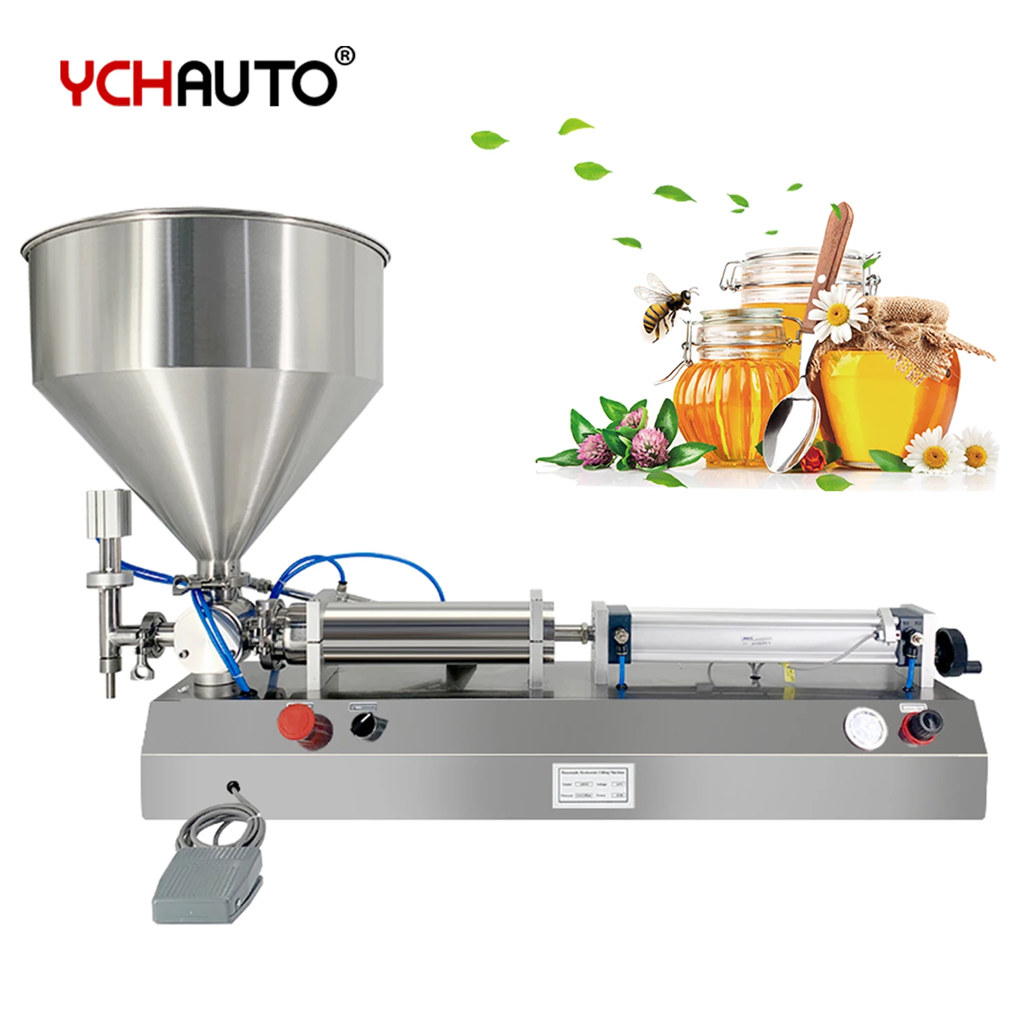 High accuracy semi automatic filling machine paste manual paste small bottle filler machine for manufacturer