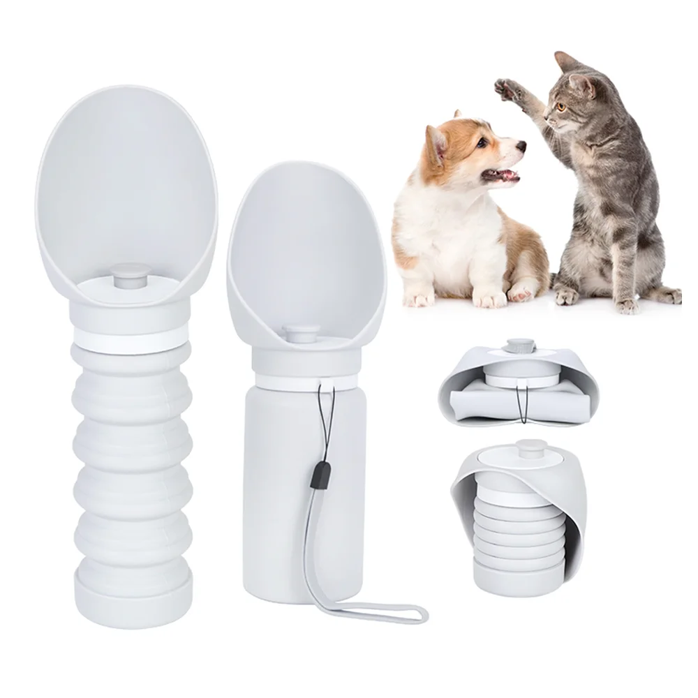 Custom Hot Selling Trending Products 2024 Travel Walking Silicone Dispenser Pet Accessories Supplies Dog Water Bottle For Drinks