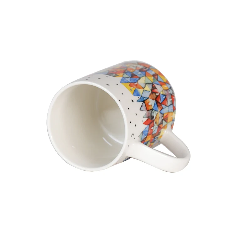 Best Quality Handmade Ceramic Mug Multicolored 7 by Nicola Fouche with Exquisite Gift Box