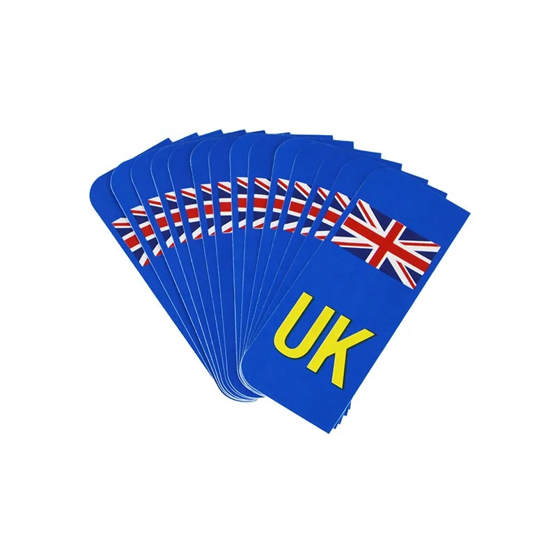 gb or uk magnetic car sticker printing for car motorcycle rules europe