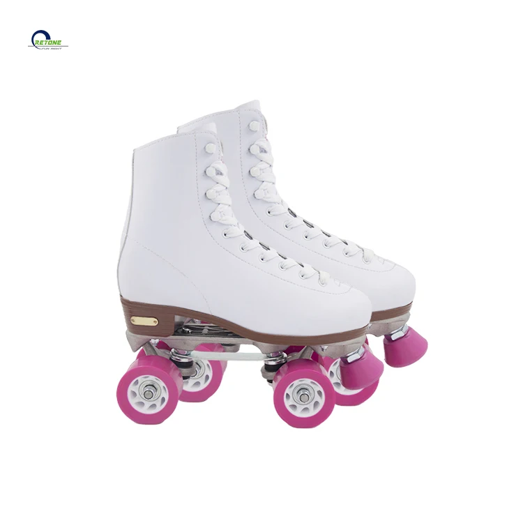 Wholesale Hight Quality 78a Wheels White Roller Skate Shoes Kids