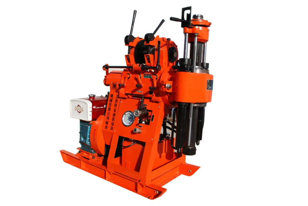 XY-1A domestic portable crawler hydraulic diesel drilling rig small water well drilling rig 150m core drilling rig