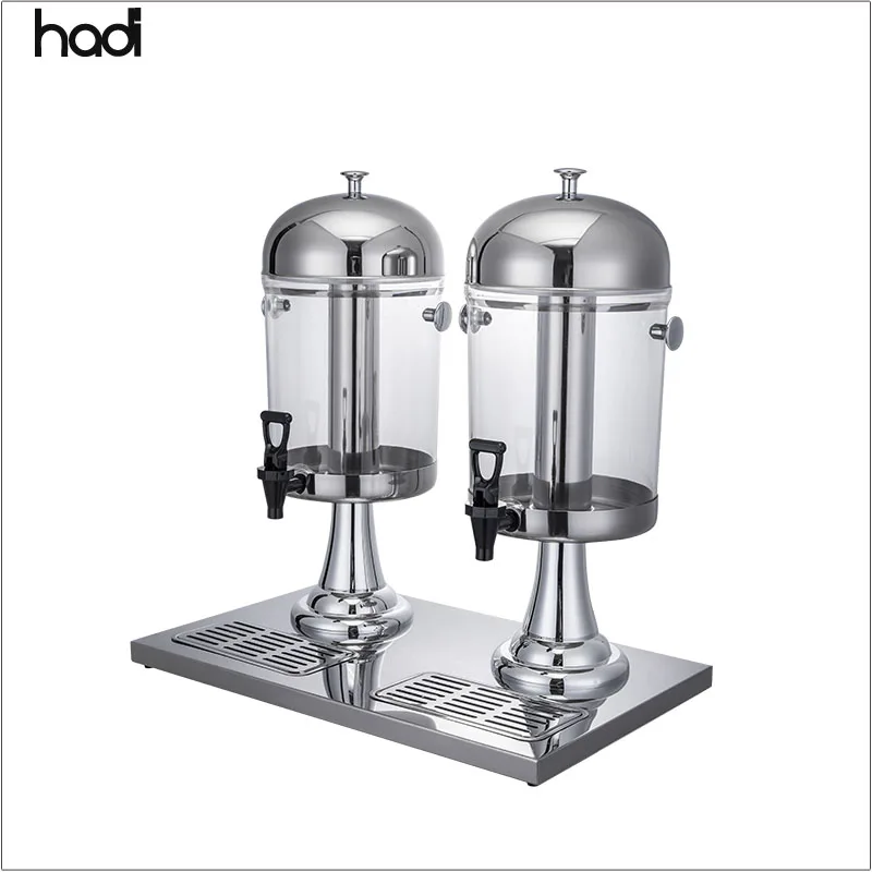 Catering material equipments commercial fruit juice dispenser double soda beverage dispenser