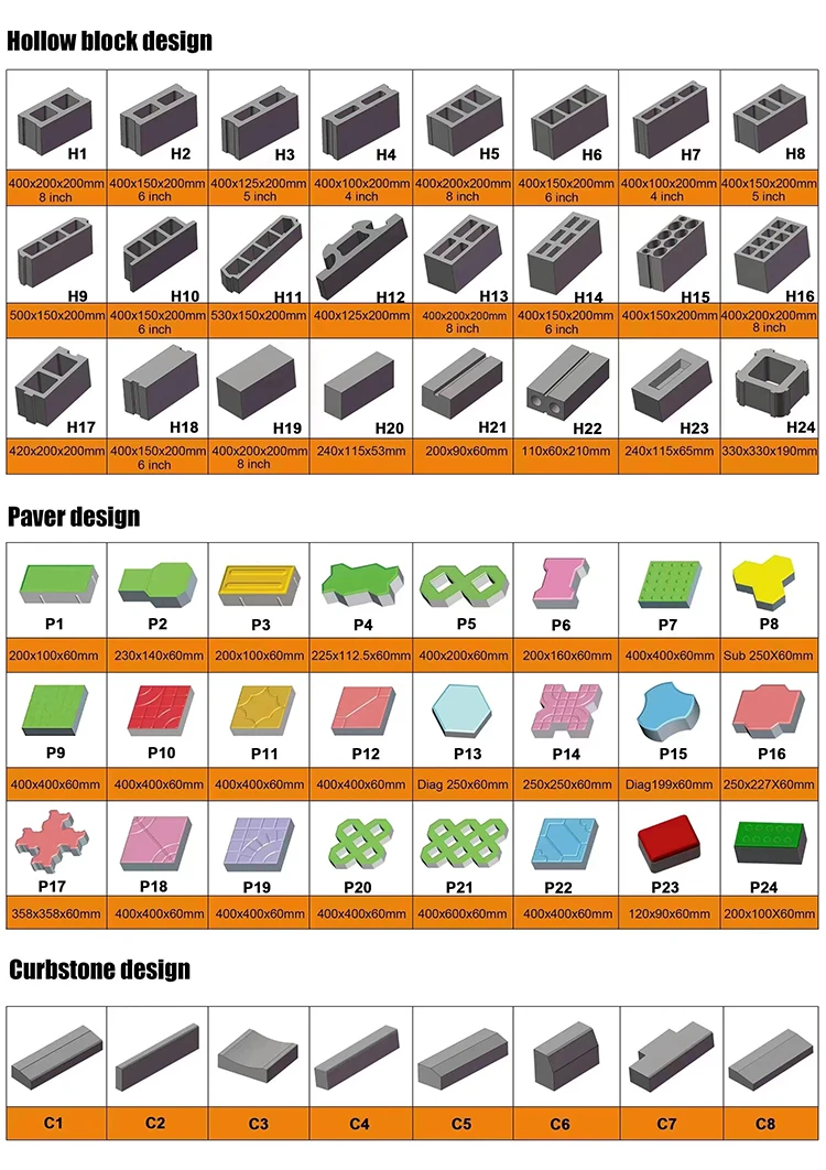 Manual Mobile Block Making Machine Small Cement Interlocking Paver Maker Brick Machine Manual Fly Ash Brick Making Machine