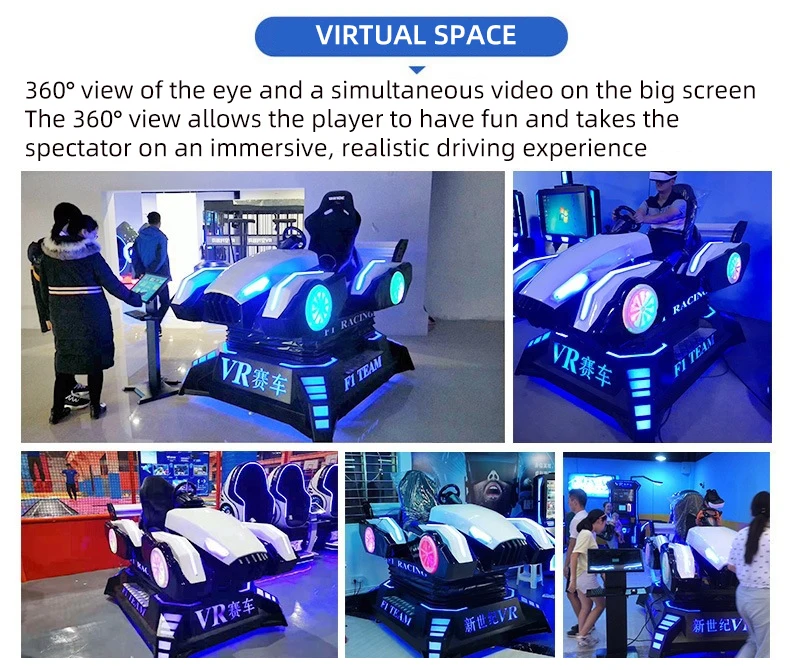 VR Car Game Console Racing Game VR Experience Hall Equipment 3D Racing Game Machine
