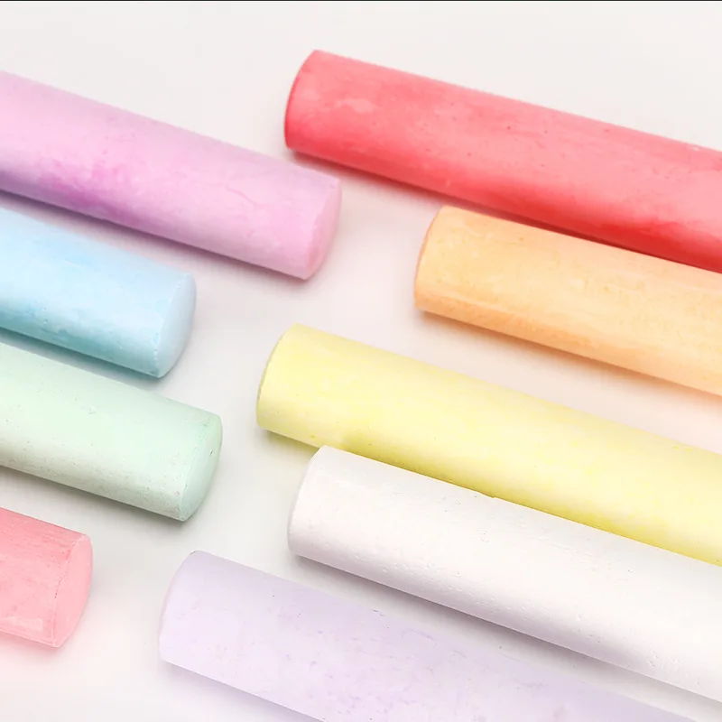 Durable Box Packing Jumbo Chalk Sidewalk Chalk Dustless Washable Painting Chalk
