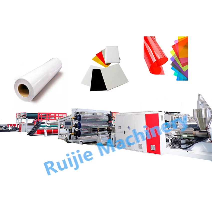 PP PET PS Sheet film making machine plastic sheet board manufacturing extruder machine production line