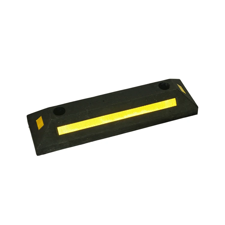 garage vehicle parking car tire Stopper Rubber plastic single side Wheel Stopper
