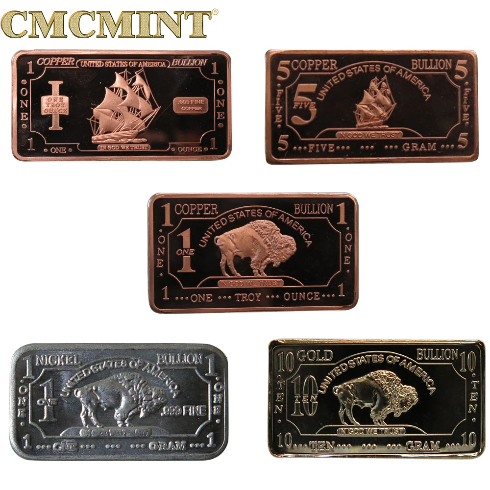 2023 Round Gold Plated Australia Kangaroo Souvenir Metal Coin