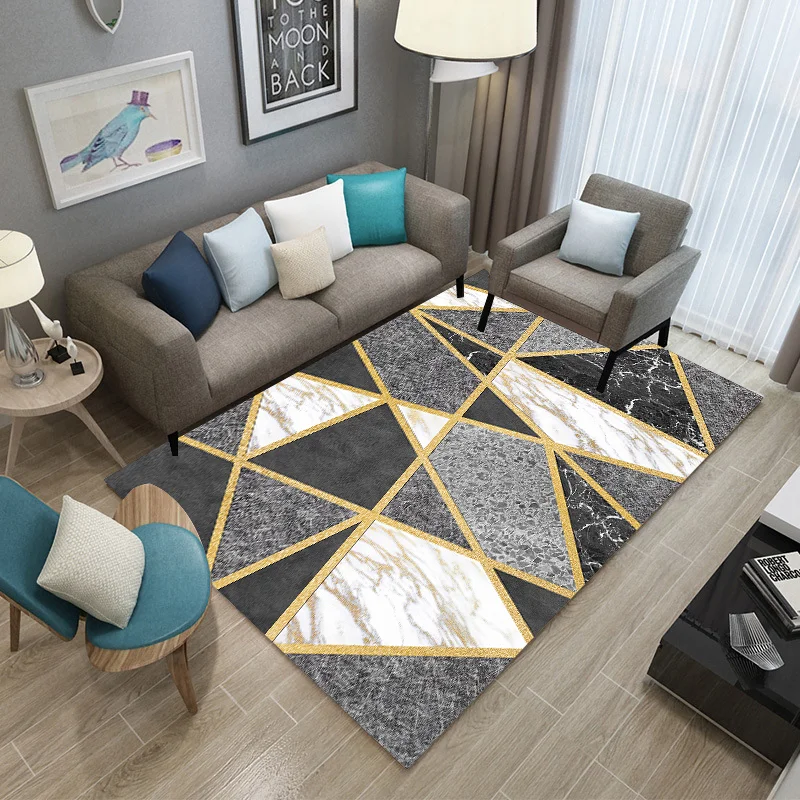 Home decor entrance ground protective door mat living room rug non woven carpet custom printed car floor mat with tassels