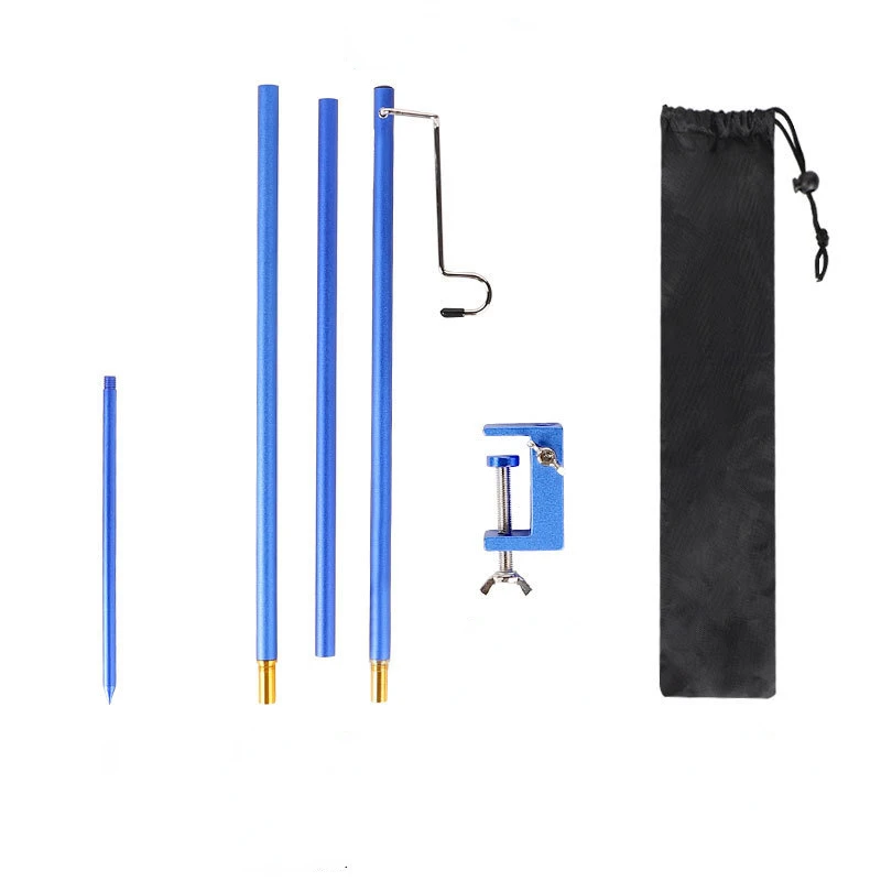 Black Paint Lamp Camping Light Lantern Stand Lightweight Light Poles accessory