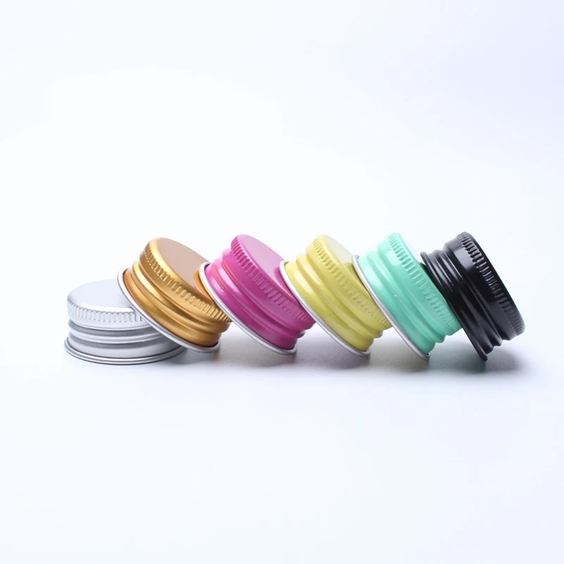 Threaded Aluminum Cap 20/400 24/400 28/400 38/400 45/400 for Screw Neck Bottles/Jars/ Containers/ Cans/ Pill Bottles With Liner