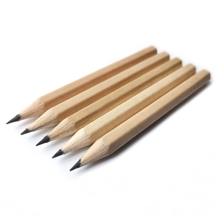 Wholesale Bulk Printing Small Natural Wood Pencil for Promotion