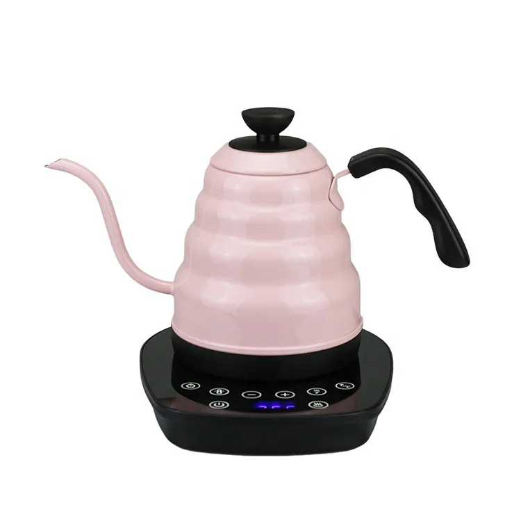 Stainless steel electric kettle Hand washed kettle electric intelligent thermostatic coffee Gooseneck electric water kettle