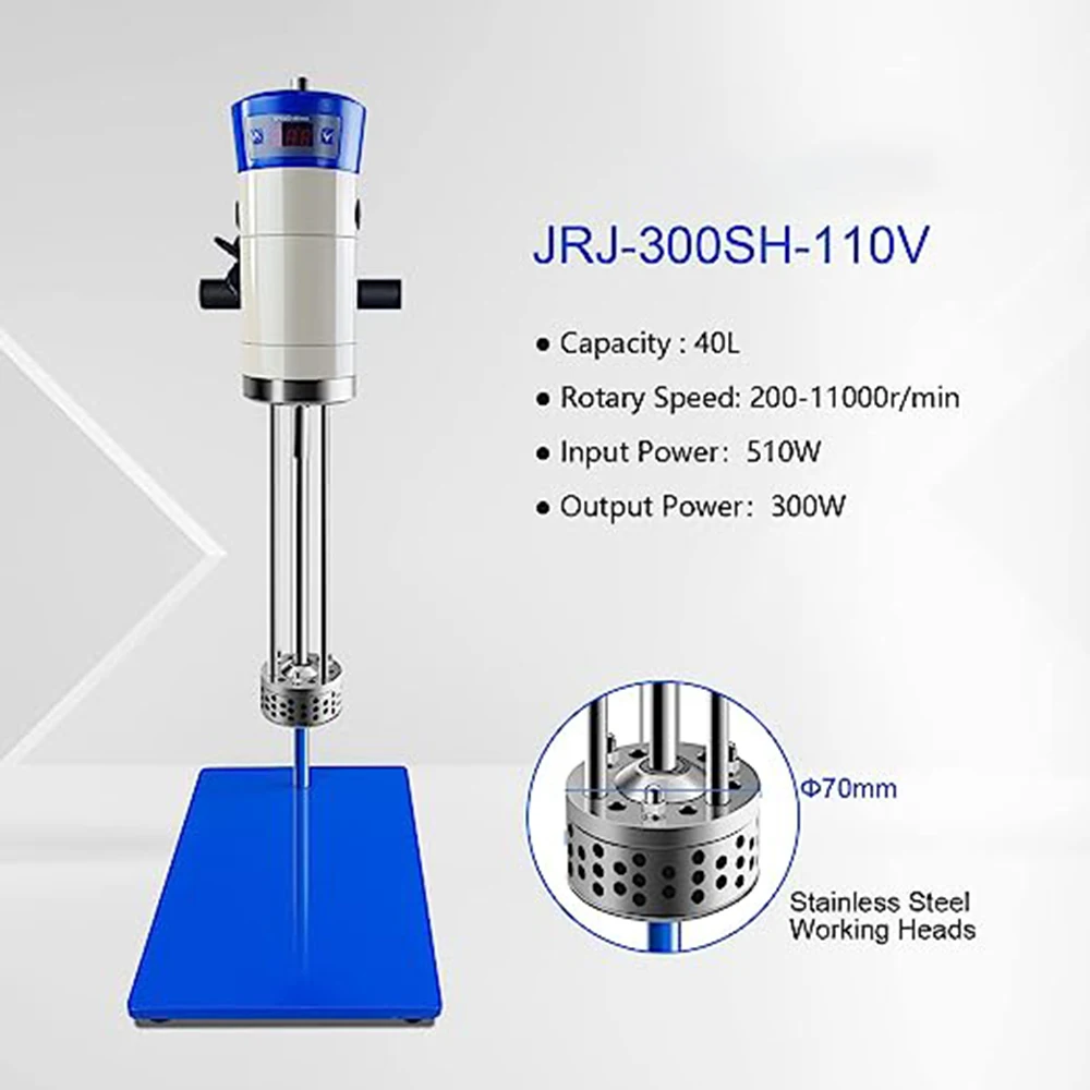 Высокоскоростной гомогенизатор IKEME 40L, лабораторный диспергатор, эмульгатор, гомогенизадорный гомогенизатор с высоким сдвигом, косметическая машина