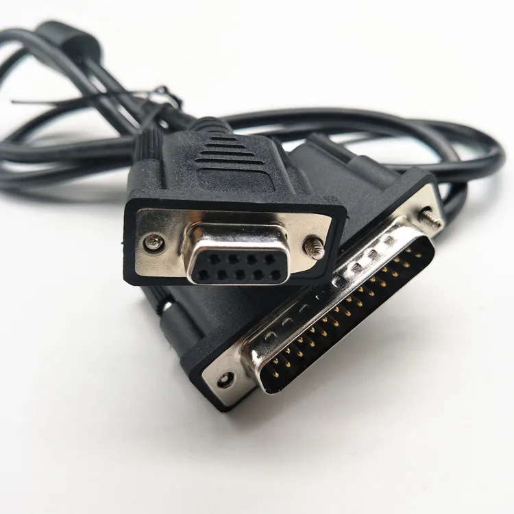 Wholesale High Quality Computer Cables D-sub 25P to DB9 Cables DB25 Male to RS232 Female Cable