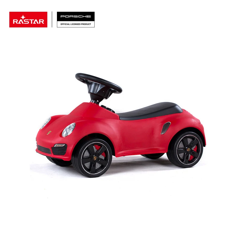 New arrival kids car Rastar Porsche Kids plastic foot to floor baby ride on toy driving walker for baby