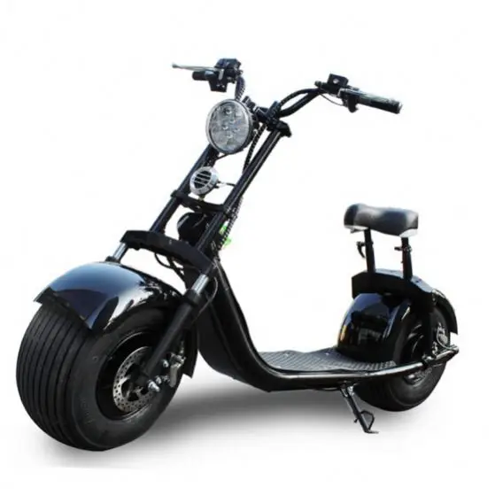 2023 Citycoco Scooter Fat Tire Scooter Citycoco 1000W 2 Big Seat Adult Electric Motorcycle Scooter