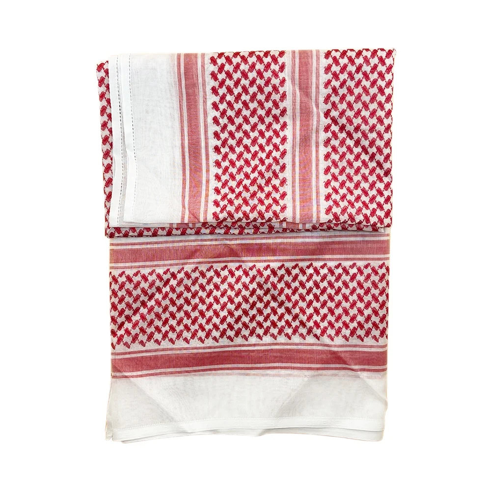 Comfortable custom small cotton knitted scarf, breathable advanced pleated ribbed knit turban head scarf