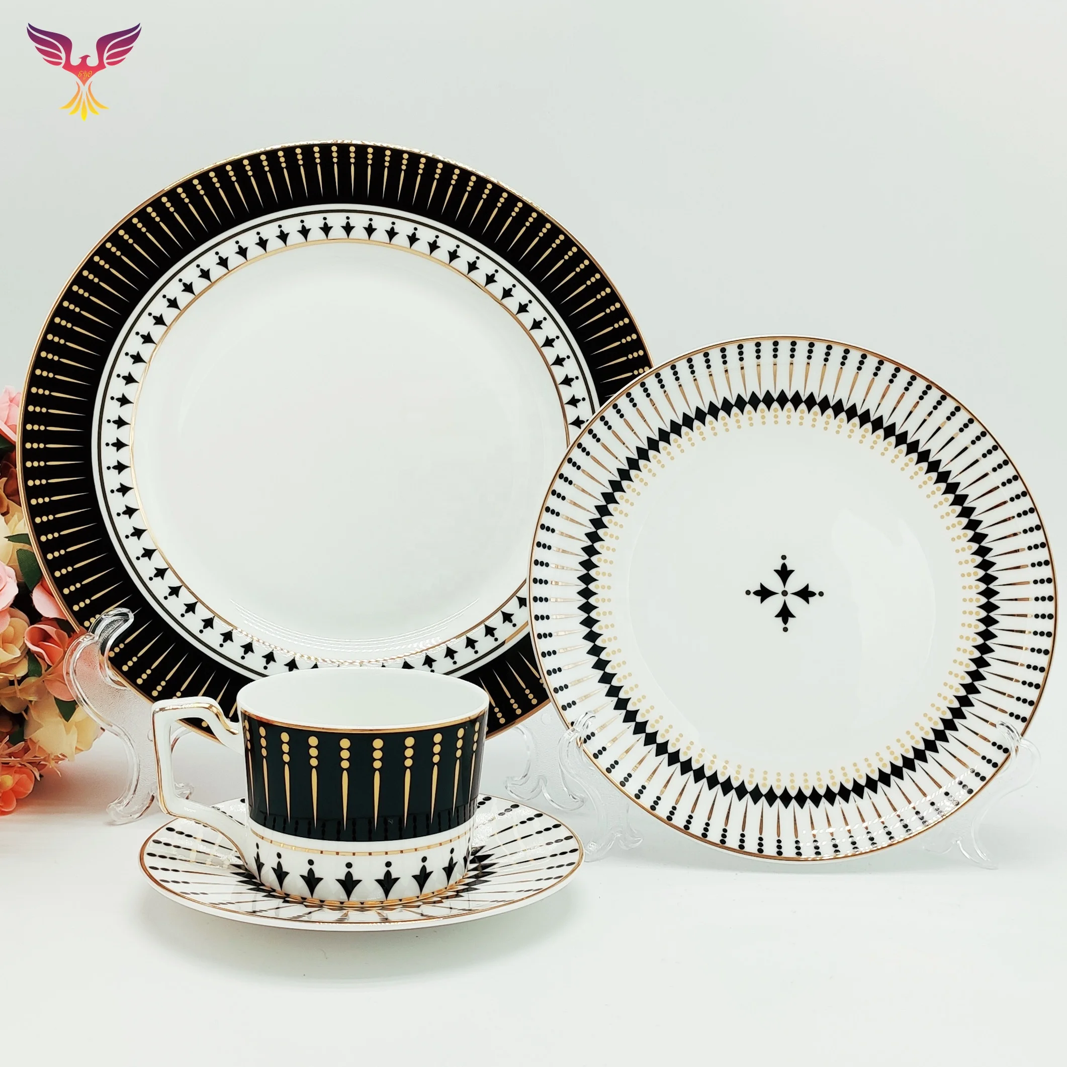 Fine bone china diner set ceramic crokery sets dinnerware