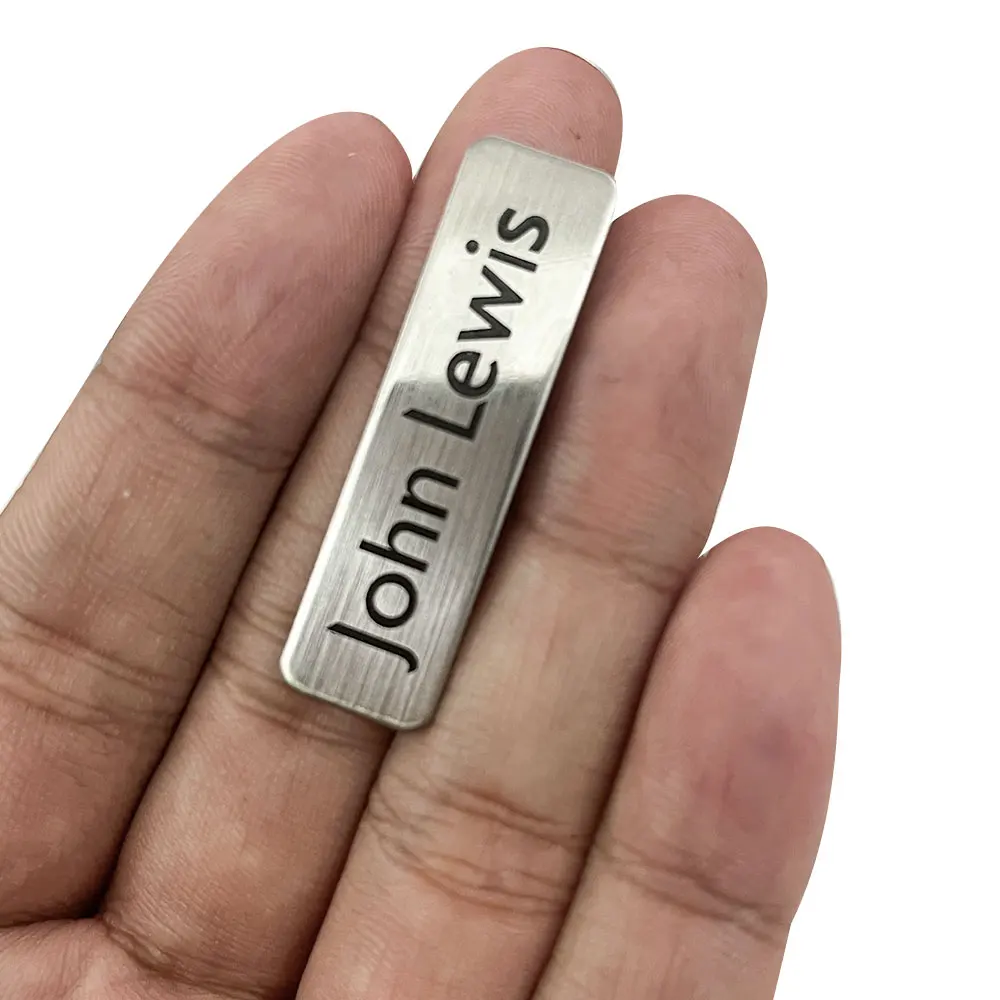 Cheap wholesale custom custom stainless steel nameplate steel logo for furniture