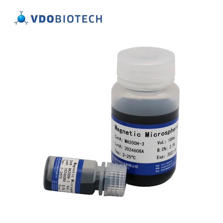 100ml RNA Isolation Magnetic Bead Particles  Magnetic Nano Microspheres