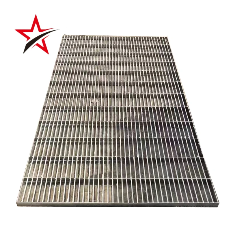 Custom 1m*6m Steel Bar Grating Outdoor 316 Stainless Steel Grill Grates Coated Walkway Galvanized Sheet Nigeria Prices
