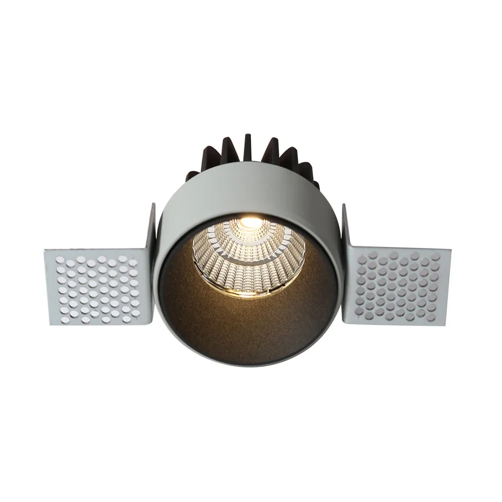 alpha lighting  led triac dimmable trimless frameless ceiling recessed downlight