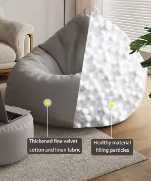 Professional Customization Compression Sofas Beanbag Lazy Sofa with Filler Minimalist Design Lazy Sofa
