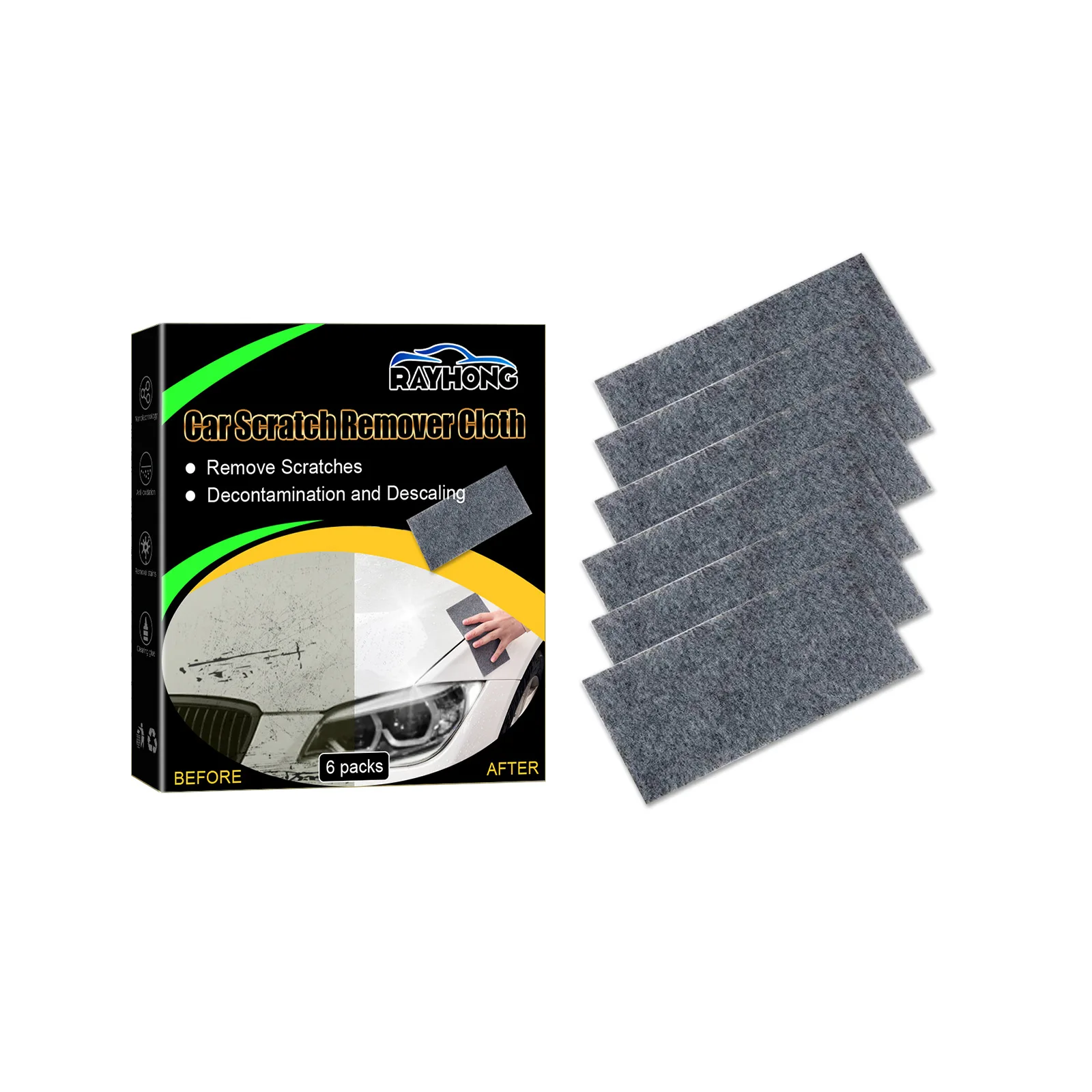 OEM  Car Scratch Remover Cloth Nano Sparkle Anti-Scratch Cloth  Car Instant Polishing Paint Scratch Cloth For Repairing Car