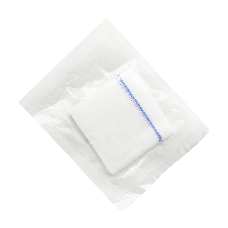 Hot Selling Good Quality Bandage Gauze Cotton Double Gauze Fabric Medical Sterile Gauze Piece