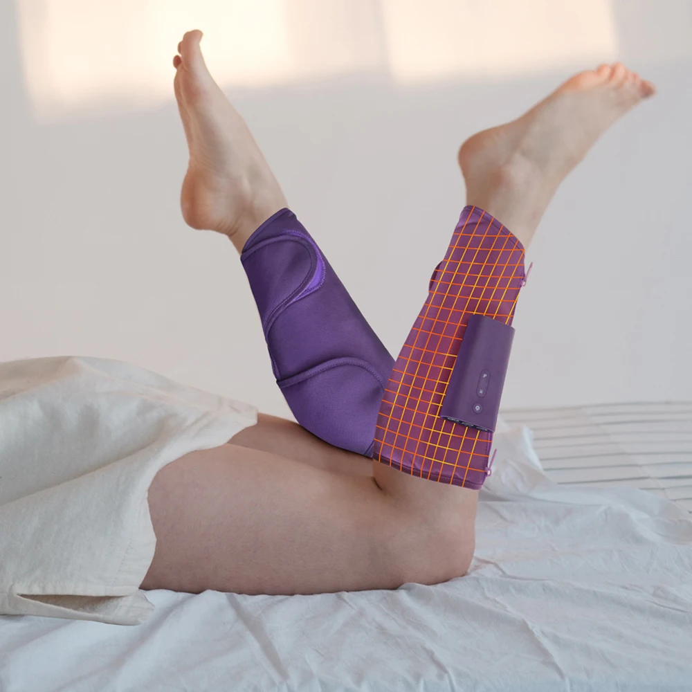 New Upgrade Product Foot Deep Muscle Relaxation Electric Air Pressure Calf Leg Massager Machine with Zipper