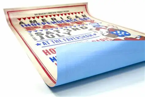 economy billboard blue back paper poster paper for eco sovlent print
