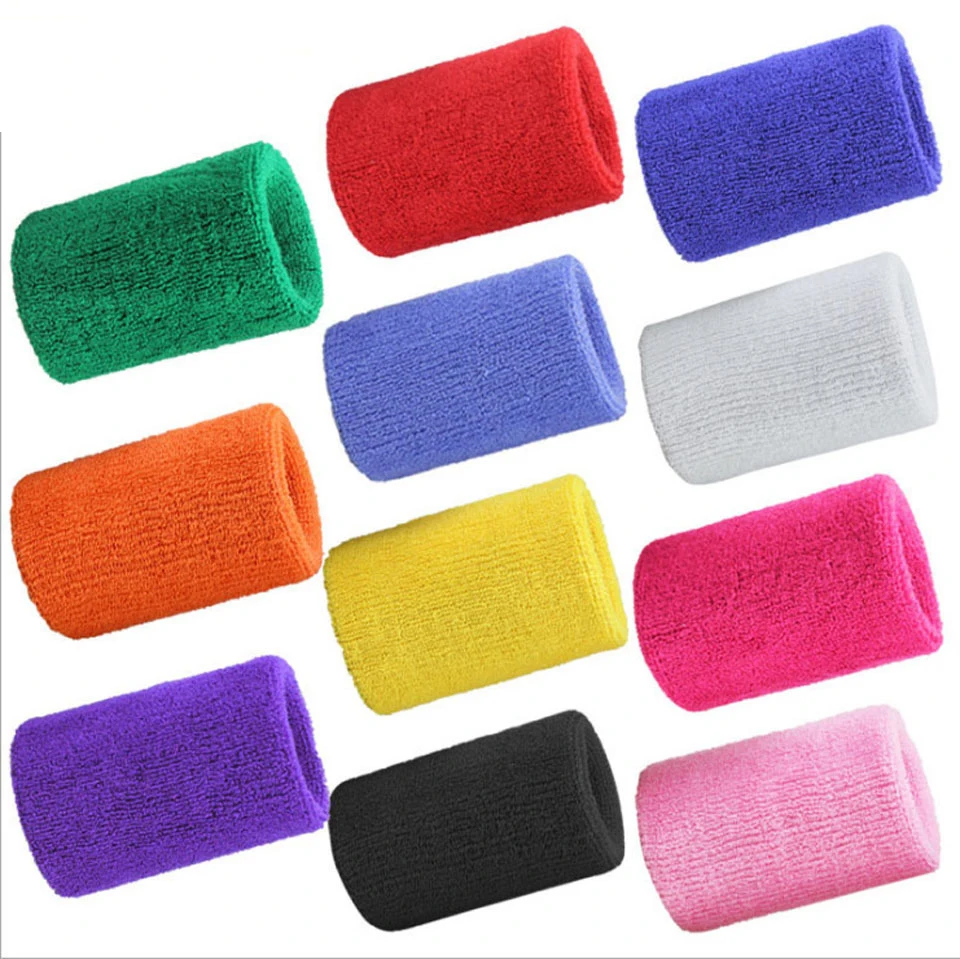 New Design Unisex Combed Cotton Fabric Exercise Keep Warm Sweatband Wrist Protector