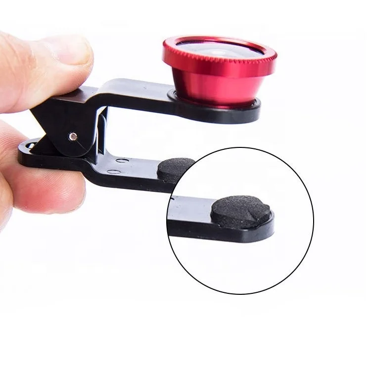 High Quality Universal 3 In 1Wide Angle Macro Fisheye Lens Camera For Smart Phone