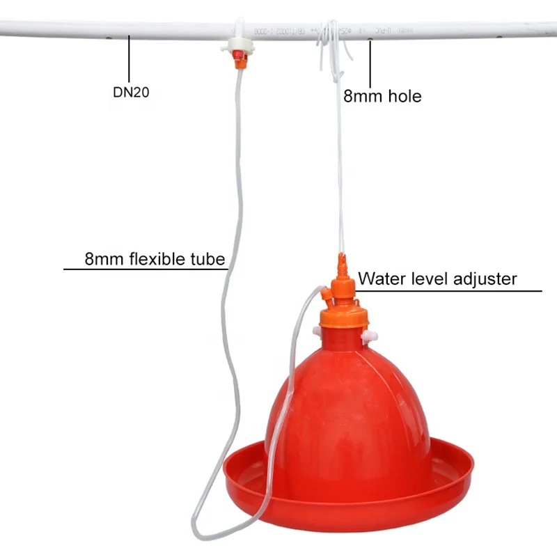 Factory Supply scientific water flow design Chicken Farming automatic breeder drinker for adult ducks /geese /turkeys/chickens
