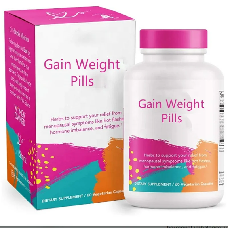 Fast delivery private labels weight gain tablets pill capsule natural supplement for men