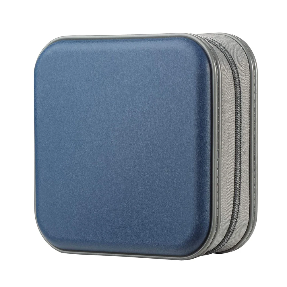 Custom Color Car Home Travel Hard EVA Protective Zipper Organizer Storage DVD CD Disc Holder Case Bag With Sleeves