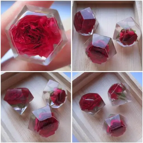 DIY  Resin Art Cast Clear Epoxy Resin 10 cm Casting
