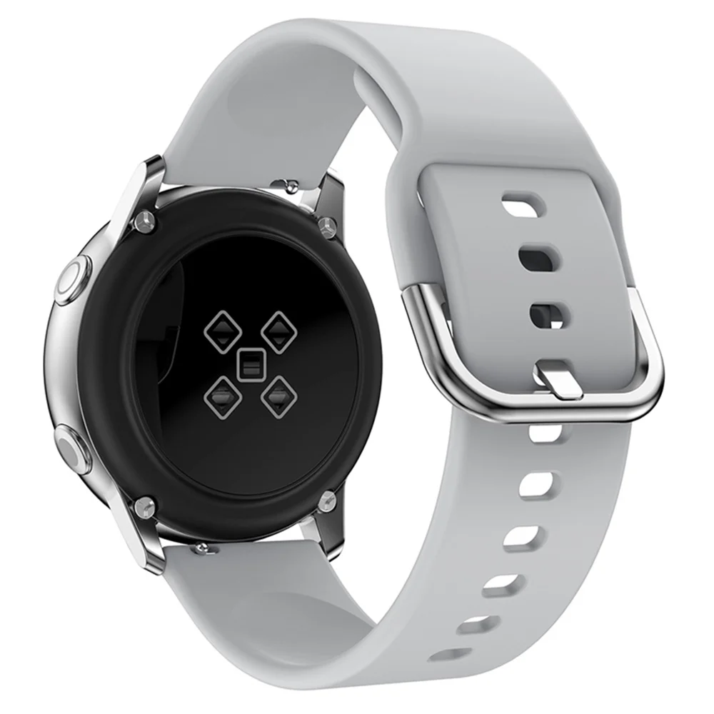  Ремешок для часов 20 мм 22 44 46 силиконовый браслет Samsung galaxy watch Active 2 gear