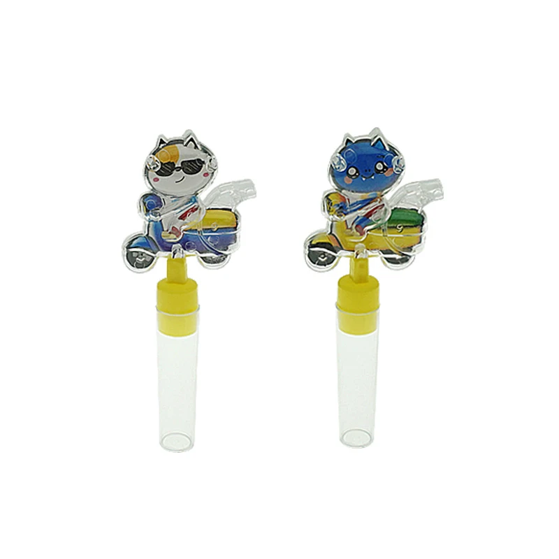 Children Empty Candy Toys with Plastic Cartoon Whistle Dispenser Container Promotional Toys for Bulk Sweet Hard Candies Fudge